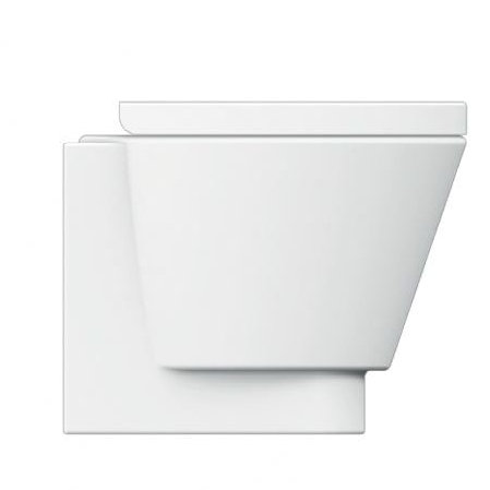 Cuvette de toilette allongée Wish 1,3 GPF (siège inclus), Noir, Doré / Blanc