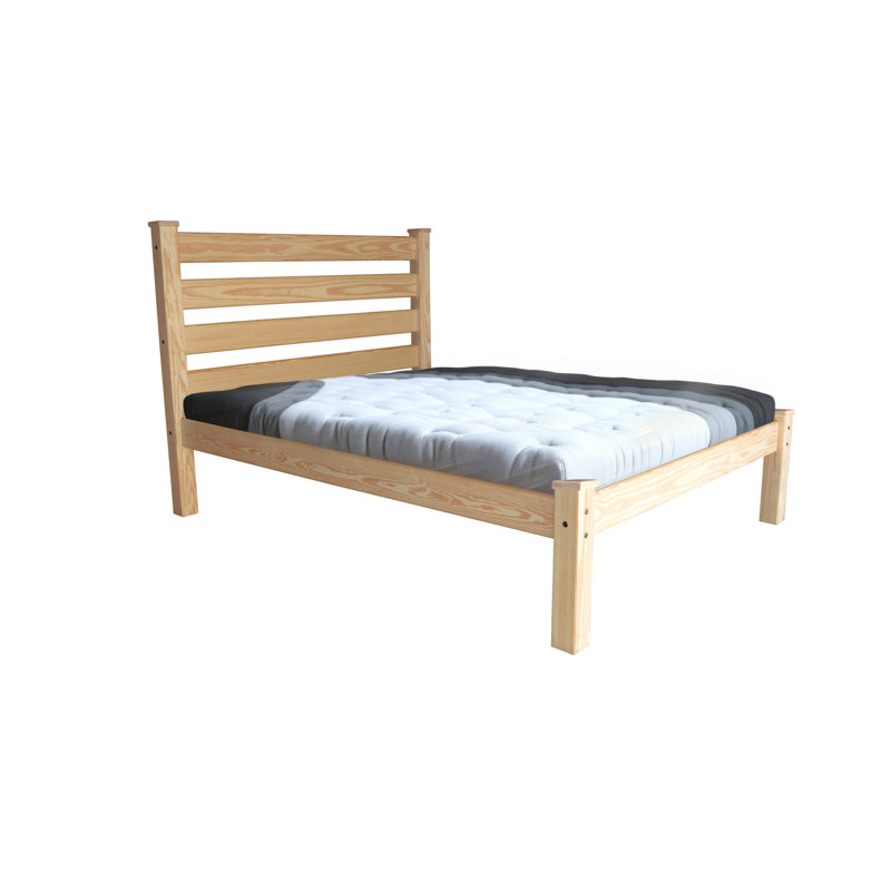Natural Solid Wood Twin Bed Frame