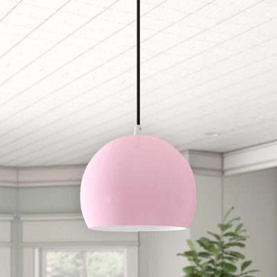Luminaire suspendu en forme de dôme à 1 lumière Schultz