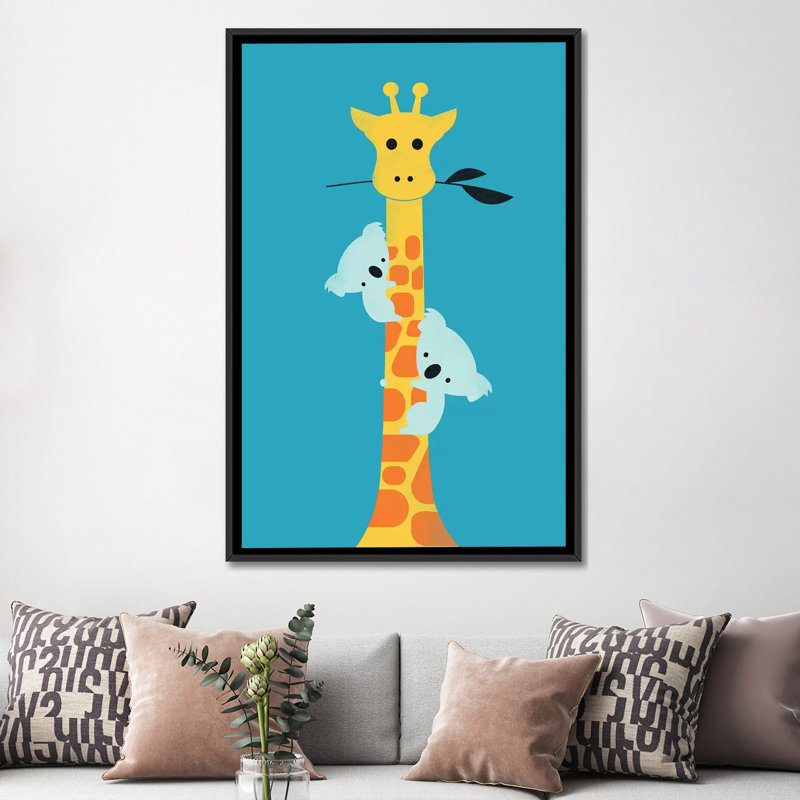 « i be your tree »-impression sur toile tendue, H 60 po x l 40po x P 1,5 po, Toile encadrée noire, Pas de tapis