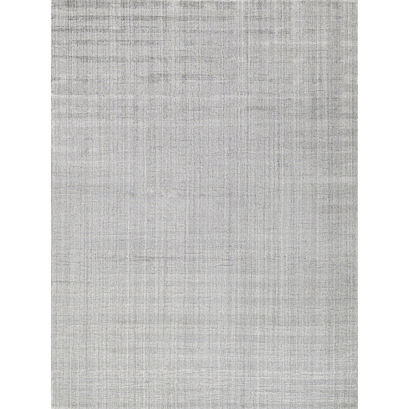Robin Striped Area Rug in Light Silver/Gray, Rectangle 12' x 15'