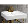 Edwardian Ceramic Rectangular 20" Console Bathroom Sink