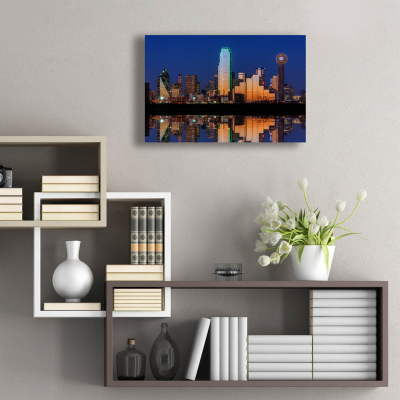 «Dallas Aglow» par Rick Berk, H 16 po x l 24 po x P 0,2 po