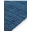 Chindi Uni Solid Colour Hand Crafted Hand Braided Blue Area Rug-99999005