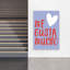 Me Gusta Mucho Heart Modern Romantic Wall Art Print 1 Piece Wrapped Canvas Wall Art-710561964