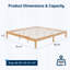 Lit plateforme 12 "en bois massif avec lattes en bois, aucun sommier requis-1477778871-1484401004