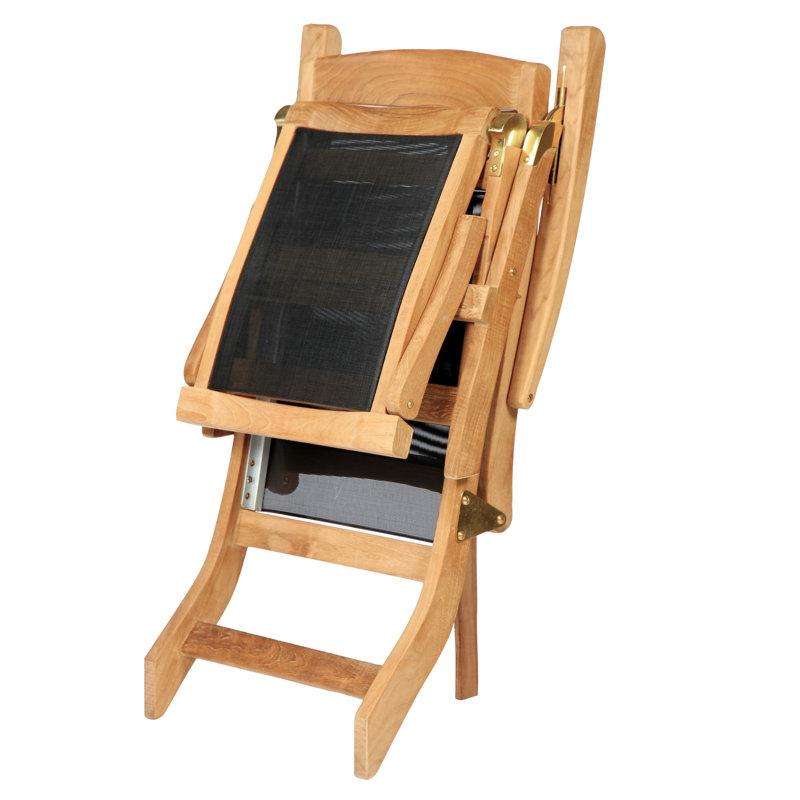 Radium Outdoor Teak Wood Chaise Lounge