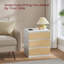 40cm W Manufactured Wood Bedside Table-744106919