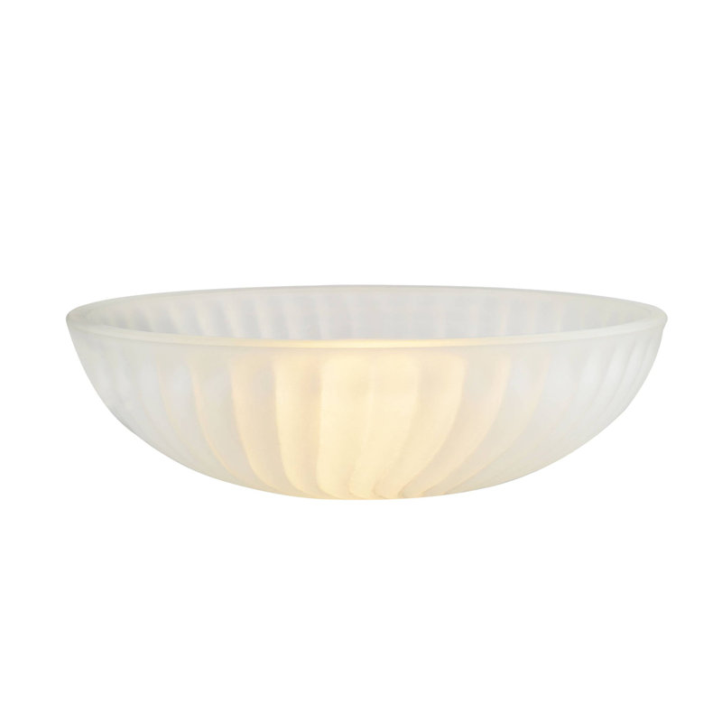 Abat-jour bol en verre 3,75 po H