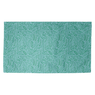 Tapis bleu/vert floral ditsy Avicia