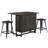 Purkey 47.25 " W Kitchen Island Set