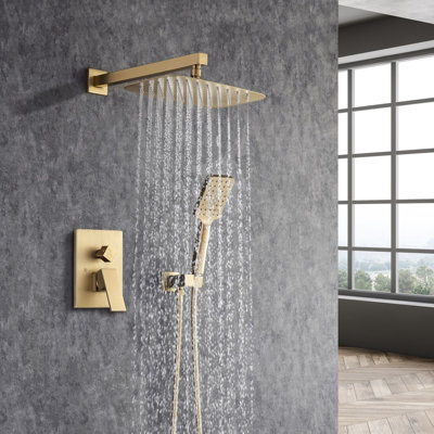 Système de douche complet avec valve brute