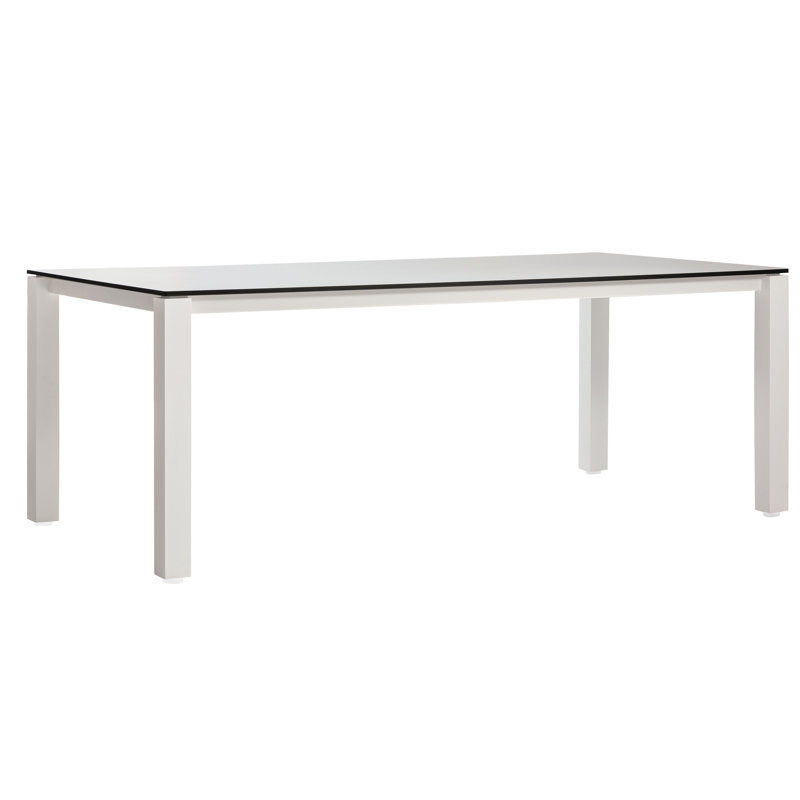 Table 29,5" rectangulaire Machar, Blanc, L 39,38 po x L 94,5 po x H 29,5 po, Blanc