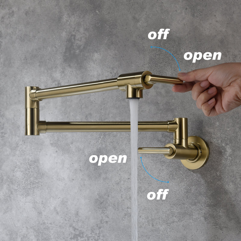 Robinet remplisseur, Or brossé