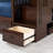 Blaisdell Solid Wood Staircase Kids Bunk Bed with Roll Out Trundle-2032192201-2032192202