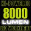 Powersmith PWLD080T 8000 Lumen Dual-Head LED Work Light With Tripod, Extends 52 In. Tall, 9 Ft. Power Cord