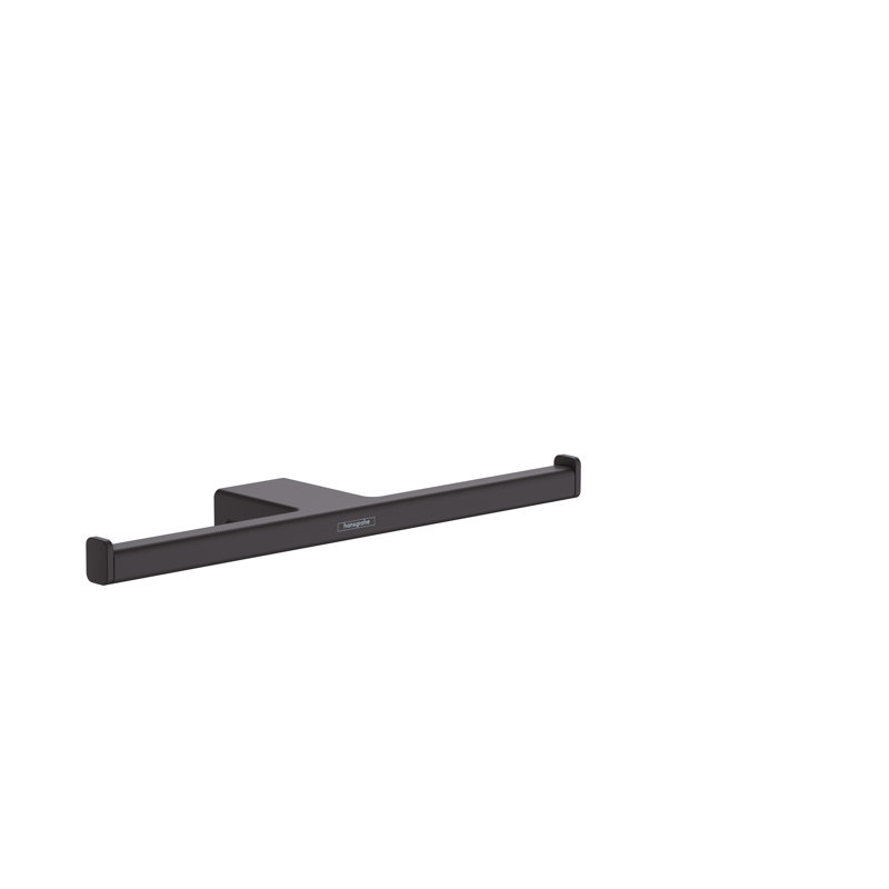 Porte-rouleau double hansgrohe AddStoris, Noir mat