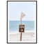 Swim Malibu Beach Print by Carly Tabak-73336185-73336181