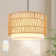 Attison 19.7" Boho Rattan 5 Lights Chandelier(Bulbs Included)