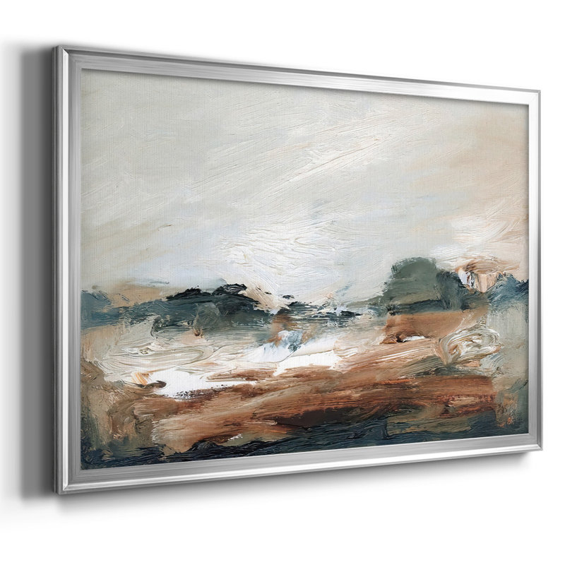 «Lingering Light III», toile tendue avec châssis_2780046, H 18 po x l 26 po x P 1,5 po, Argent