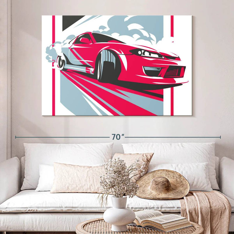 Voiture de course Mehar Drifting, H 8 po x l 12 po