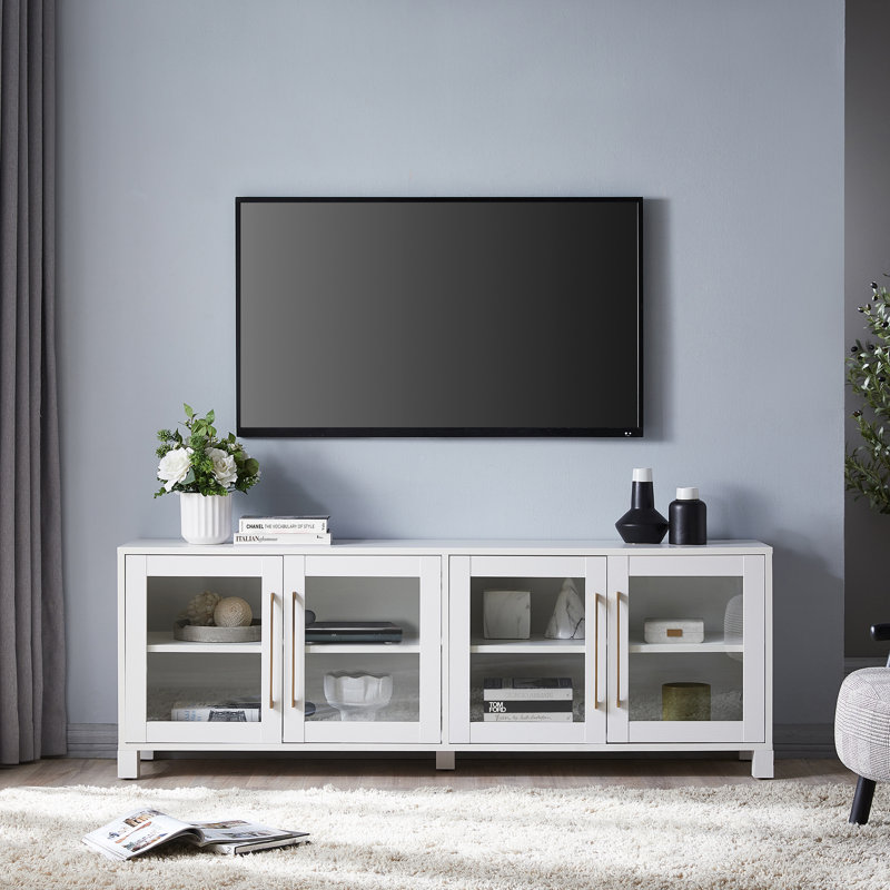 Quincy TV Stand for TVs up to 75", White