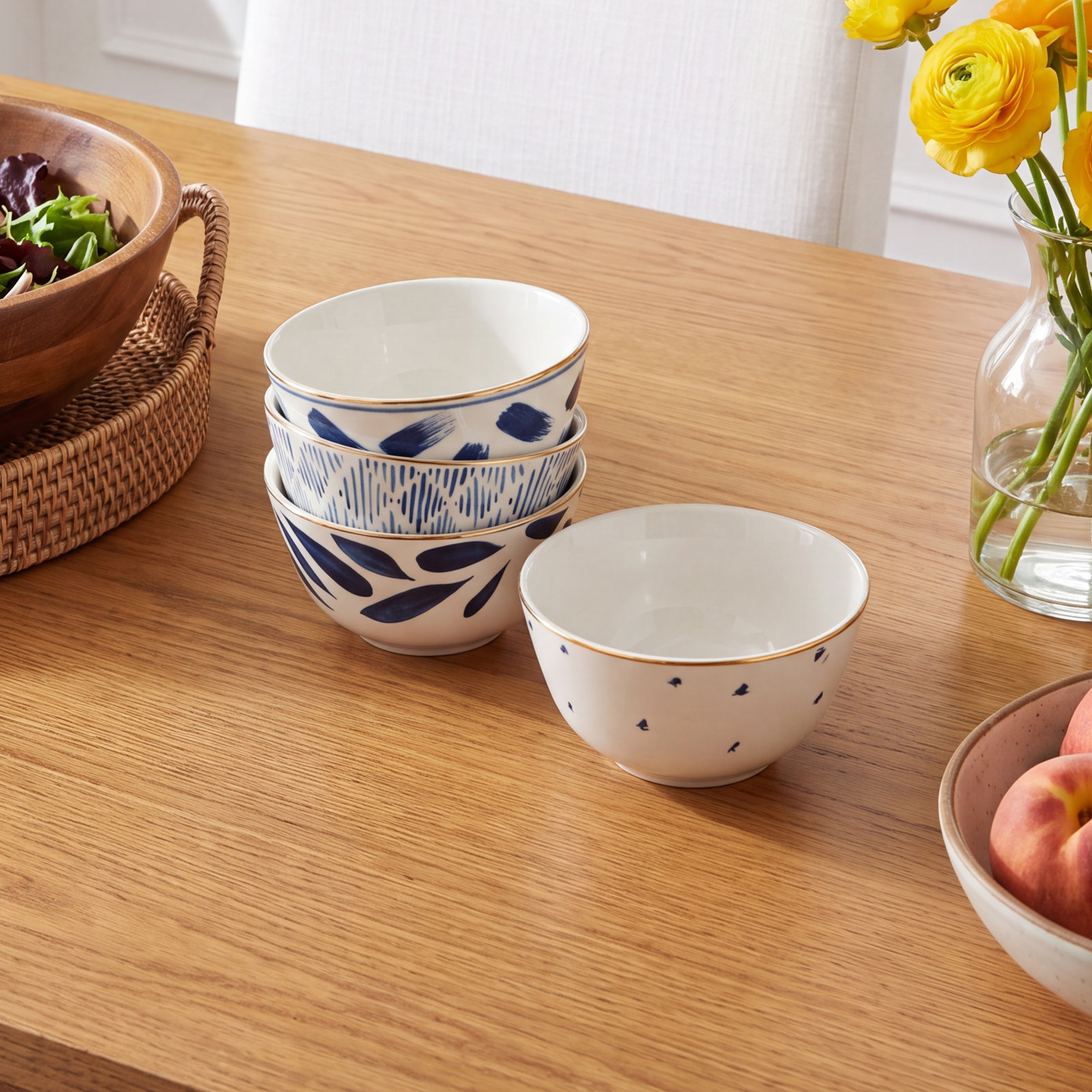 Blue Bay Porcelain Dessert Bowl