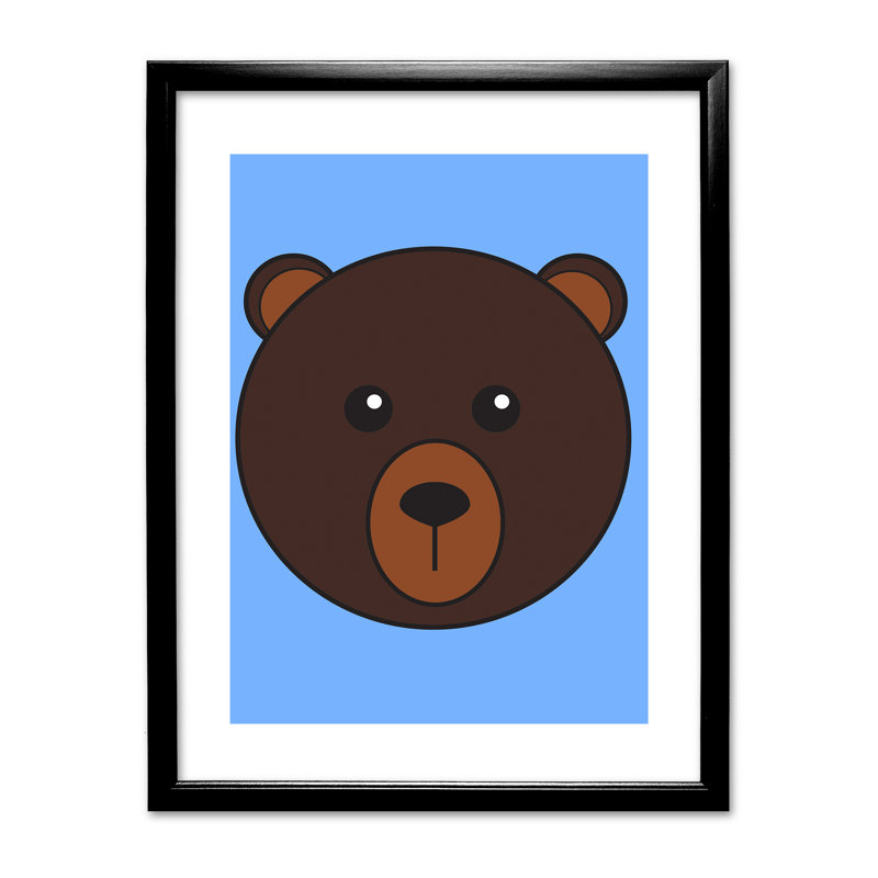 Single Picture Frame Print, Black