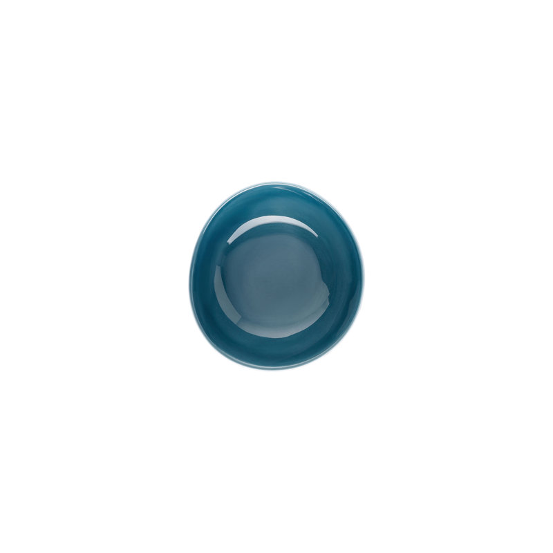 Junto Handmade Porcelain Cereal Bowl, Ocean Blue
