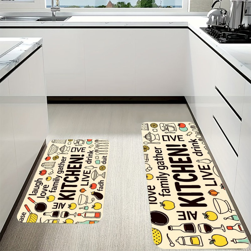 Ensemble de tapis de flanelle 2 pièces