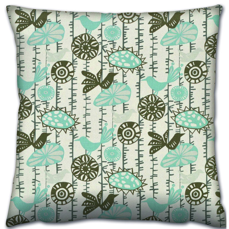 Cotton Blend Throw Pillow