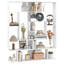 150cm H x 125cm W Geometric Bookcase-888313853