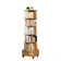 Bibliothèque rotative rotative avec 1 tiroir