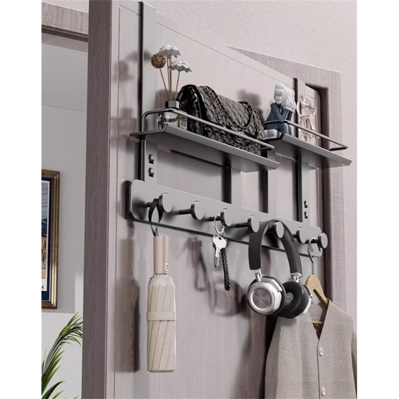 Porte-crochet en alliage d'aluminium au-dessus de la porte