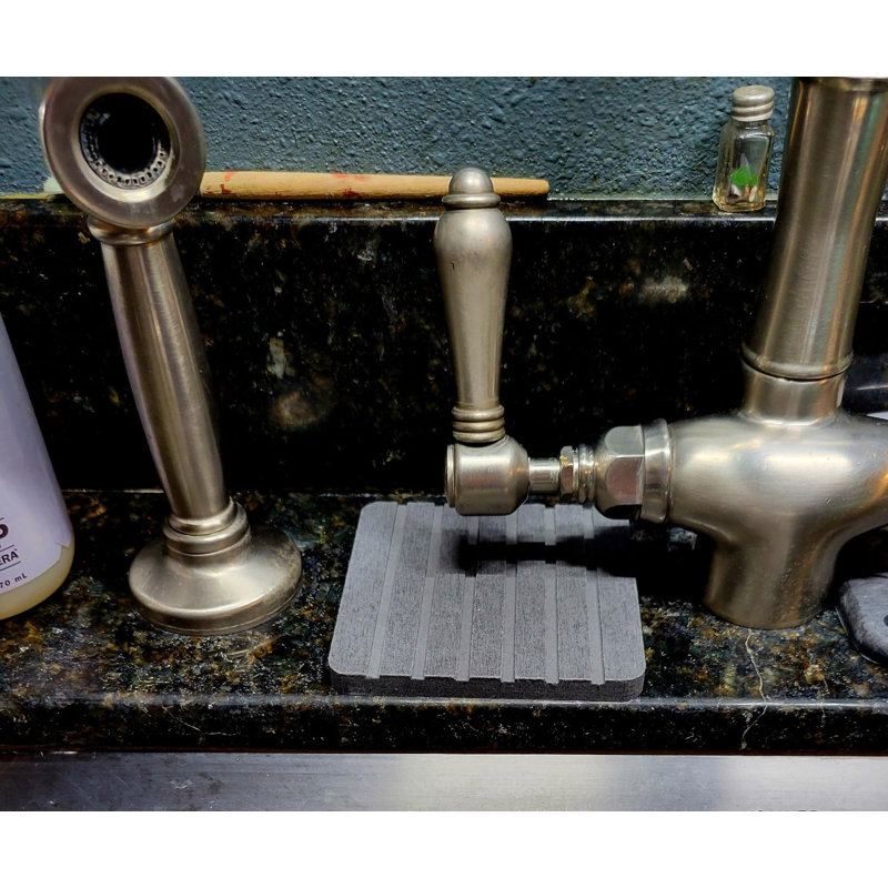 Sous-verres en verre diatomique absorbant les sous-verres à double face pour table de salle à manger