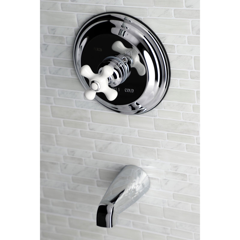 Robinet de baignoire Kingston, Chrome poli
