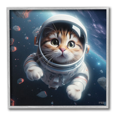 Bc-332_FG "Astronaut Cat In Space" par RB sur toile