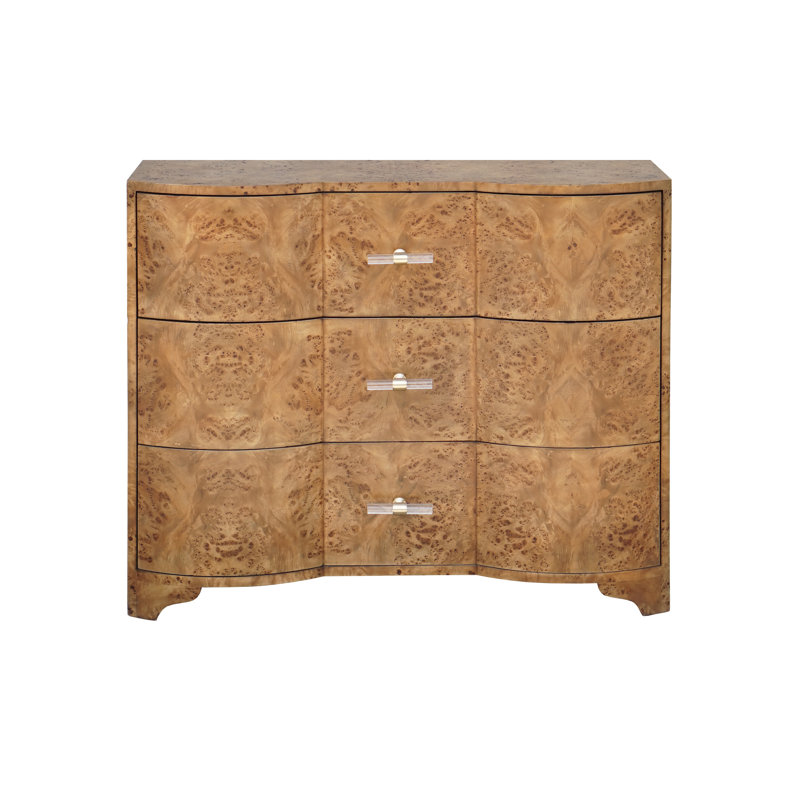 Plymouth Solid Wood Accent Chest, Dark Burl