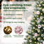 Artificial Hinged Christmas Tree with Flocked Snow-1693989637-1693989646