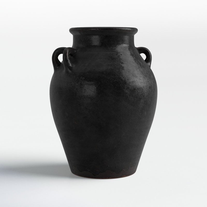 Calabria 11.75'' Handmade Clay Decorative Urns & Jars