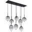 Nezar 8 - Light Matte Black Pendant