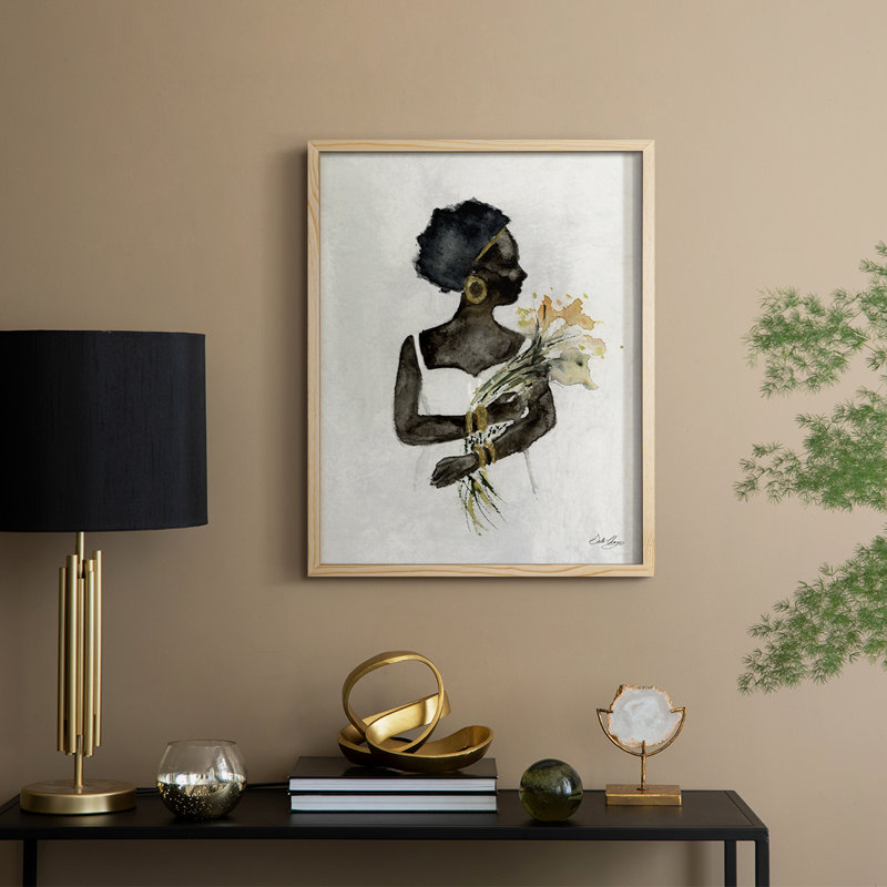 Soul Soul I, reproduction encadrée - bois massif, Naturel, H 15 po x l 12 po