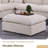 Modular Sectional Sofa, Oversized Cloud Couch With Deep Seats, Soft Fabric Cushions-1028971628-1028971629