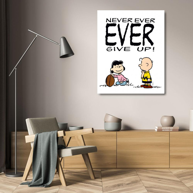 Never Ever Ever Give Up!, 24" H x 19" W