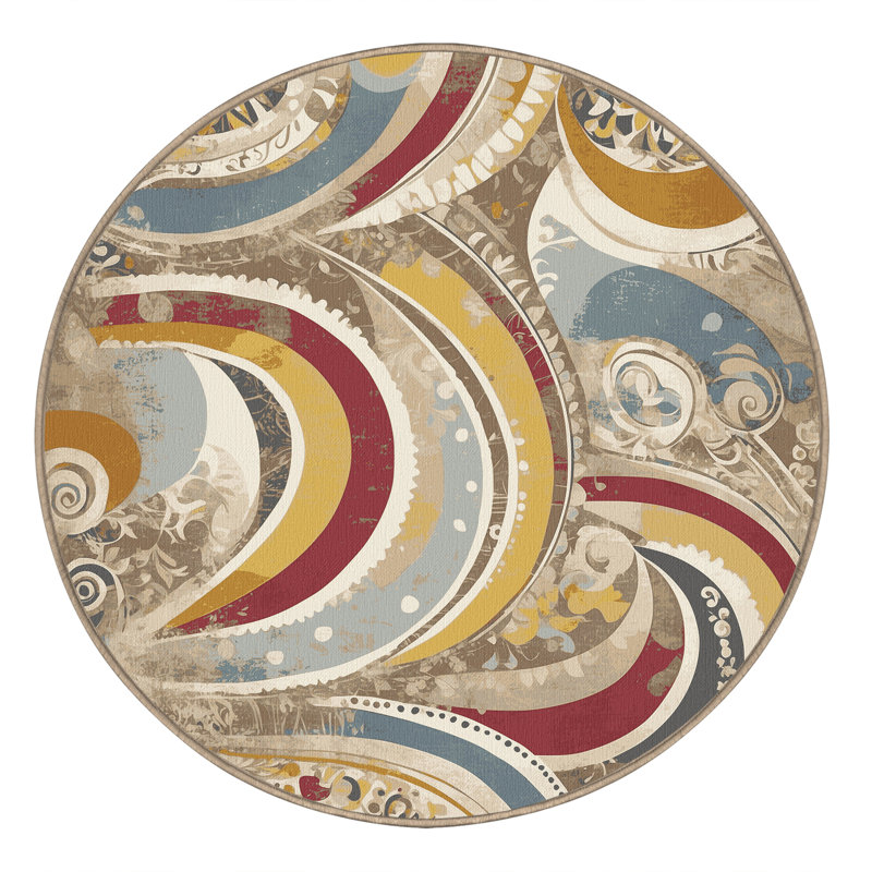 Perky Jiggle Rug, Round 3'