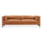 Argan 93'' Full-Grain Genuine Italian Leather Sofa