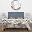 Grey Peonies On Branch III - Peonies Duvet Cover Set-107147084