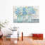 Farmhouse Hydrangeas In Mason Jars - Gather by Cynthia Coulter - Wrapped Canvas Painting-601354503