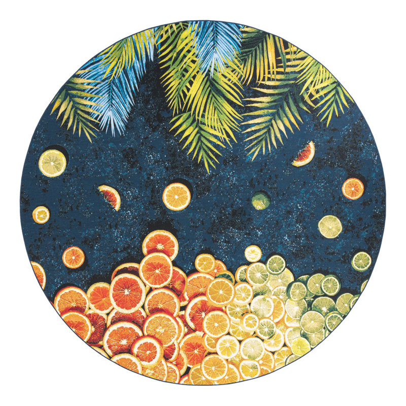Tapis d'extérieur intérieur / extérieur Coastal, Rond 10 pi