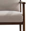 Fauteuil rembourré de style moderne du milieu du siècle avec structure en bois (ensemble de 2)-2062365638